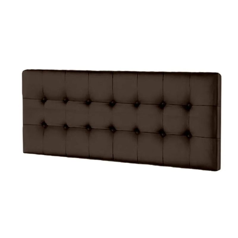 MAVISAC - Cabecera Vinilo Mavisac Plaza Queen Color Chocolate - Tela