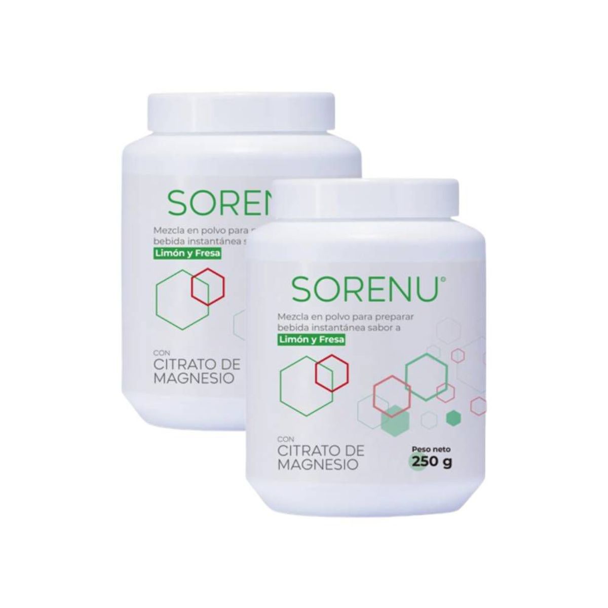 SORENU - Pack x 2 Citrato de magnesio - Sorenu - 250 g