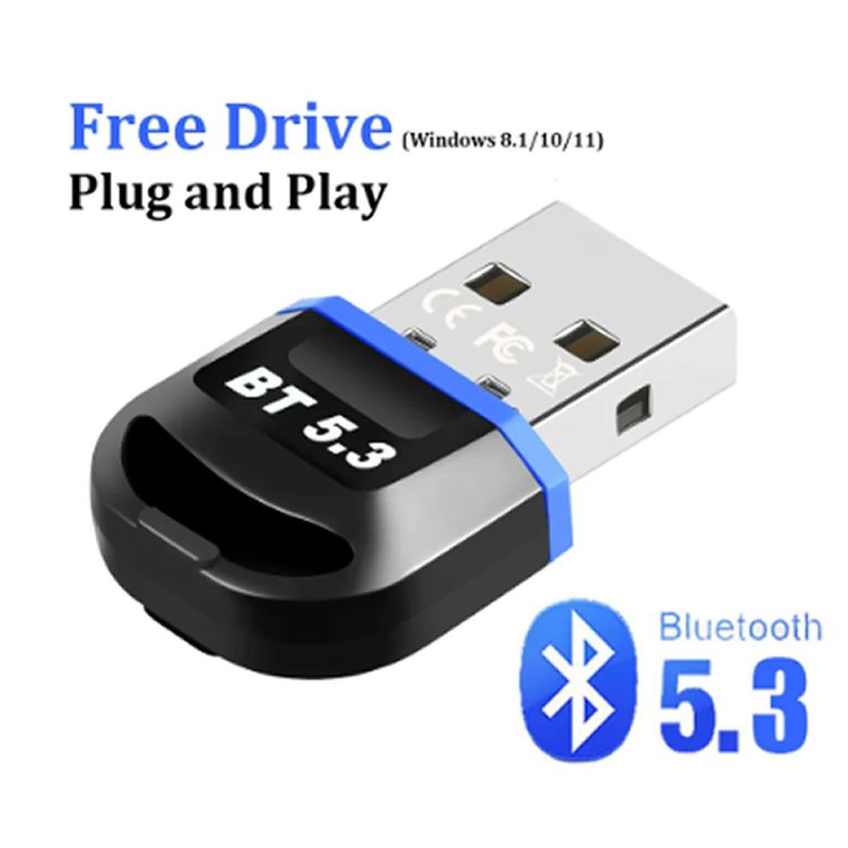 GENERICO - Adaptador Dongle Usb Bluetooth 5,3 Para PC
