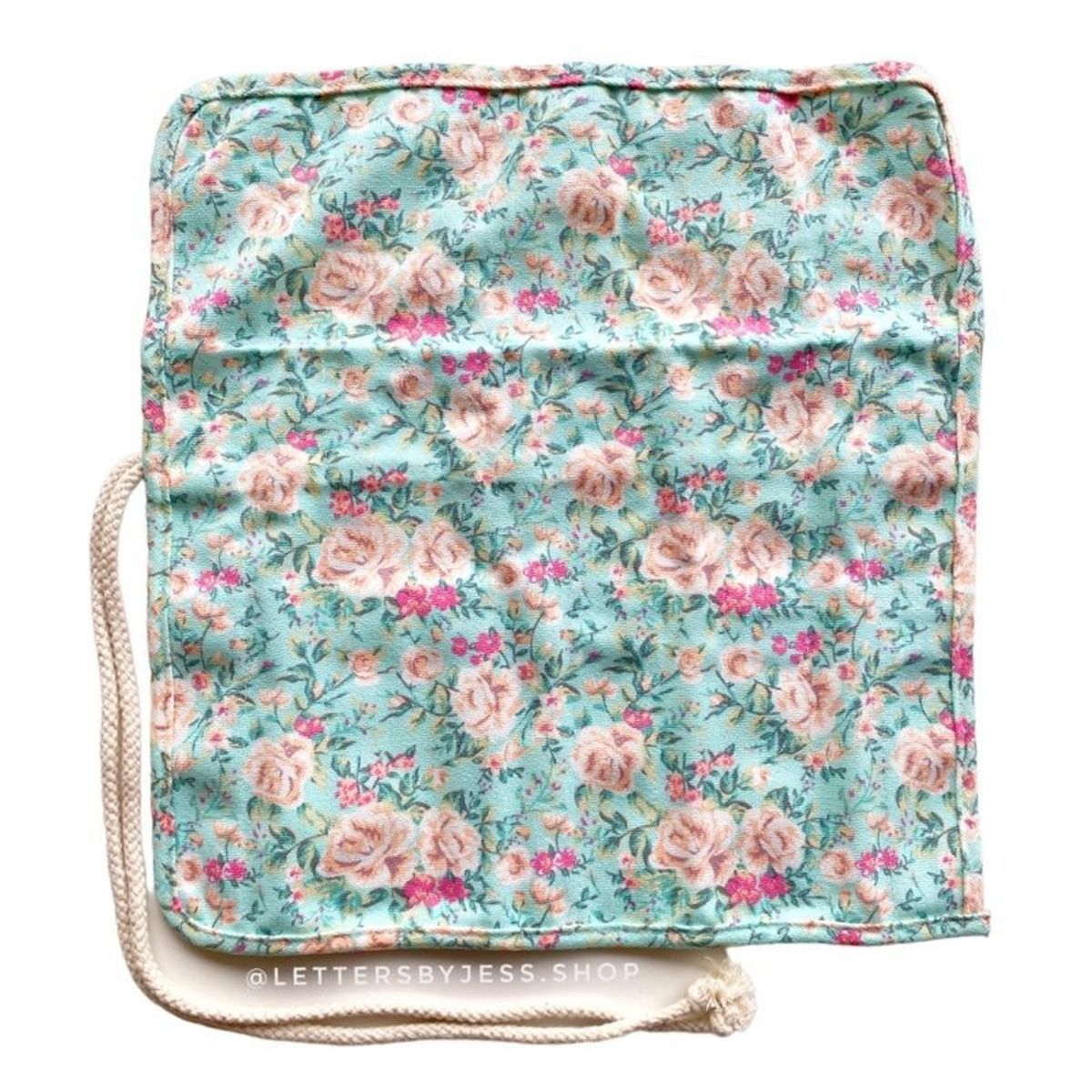 GENERICO - Estuche enrollable porta pinceles - Jardín Primavera