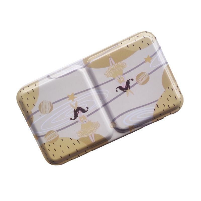 GENERICO - Estuche vacío para acuarelas sin soporte de metal - pequeño  - Geminis