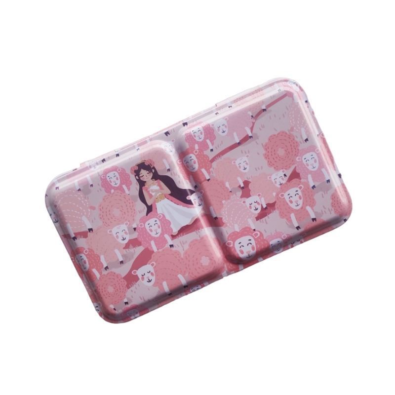 GENERICO - Estuche vacío para acuarelas sin soporte de metal - pequeño  - Aries