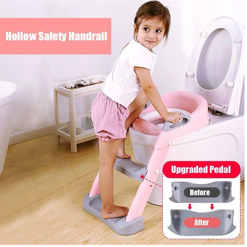 OEM - Asiento de Entrenamiento Ajustable para Inodoro Rosado
