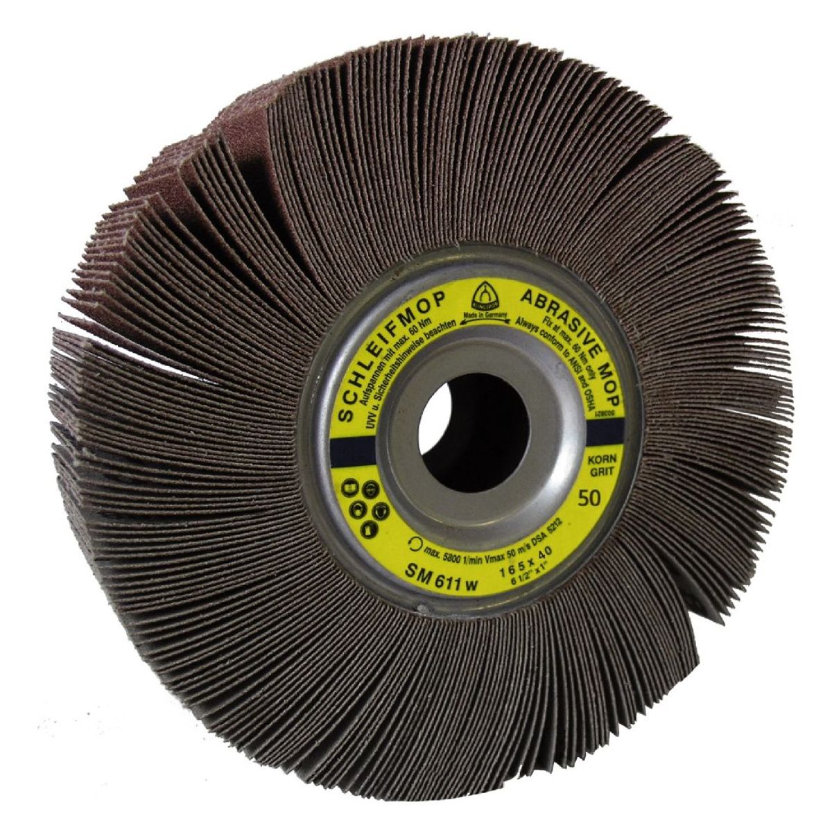 KLINGSPOR - Pack 3u Rueda Mil Hojas SM611W - 50 - 165X40X25,4 Klingspor