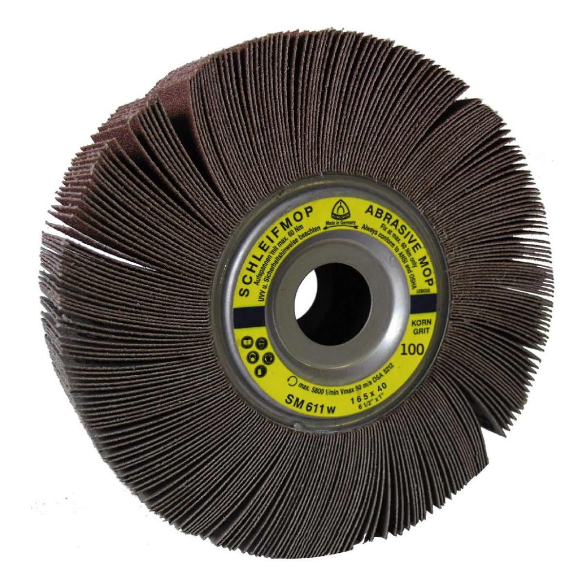 KLINGSPOR - Rueda Lamina Grano 100/Sm611/Ls309X/100/S/165X40X25.4mm - Pack x 3 unid