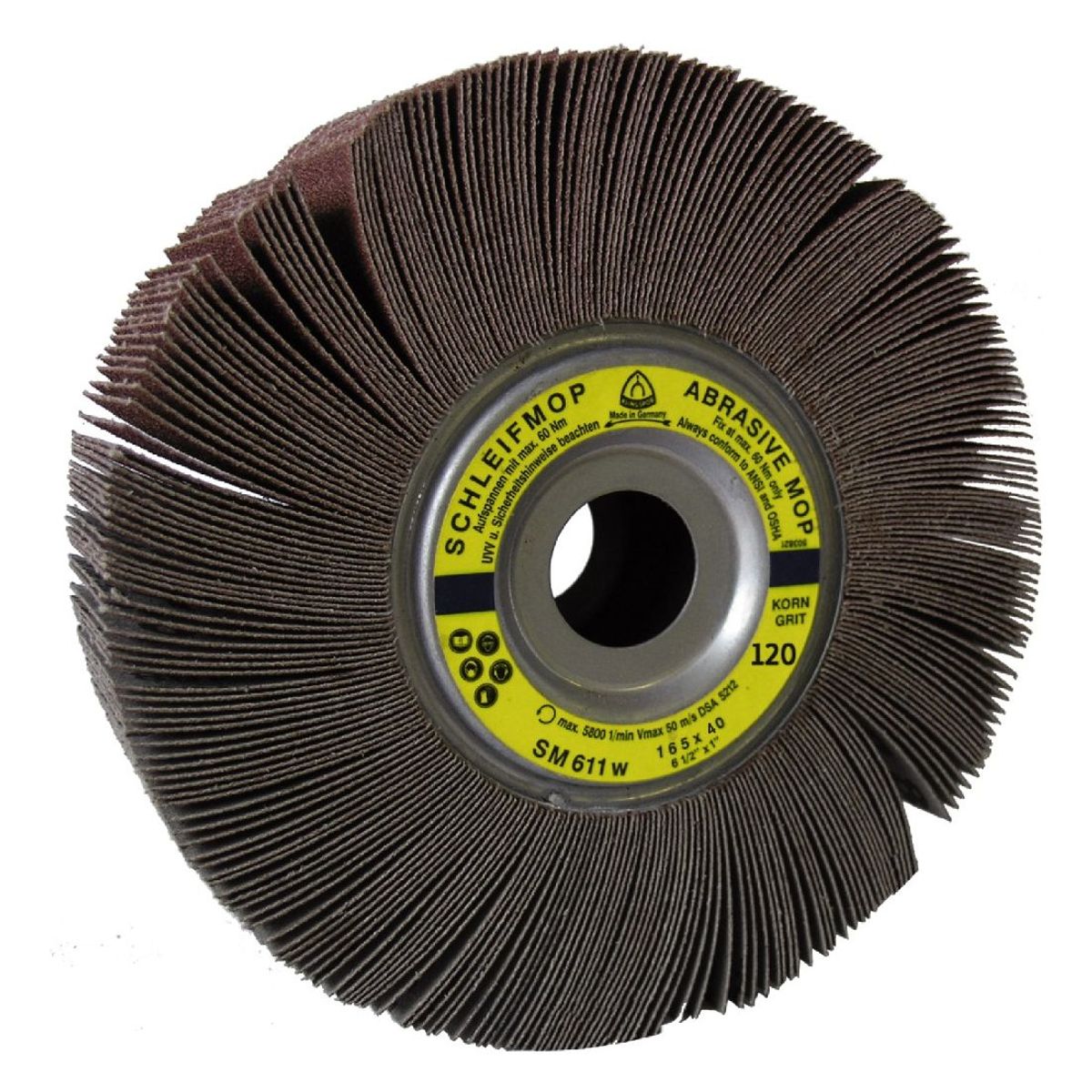 KLINGSPOR - Rueda Lamina Grano 120/Sm611/Ls309X/165X40X25.4mm - Pack x 3 unid