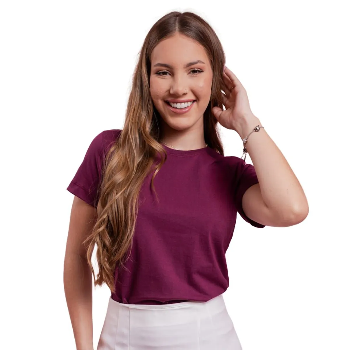 GENERICO - Polo Básico de Mujer en Algodón Pima