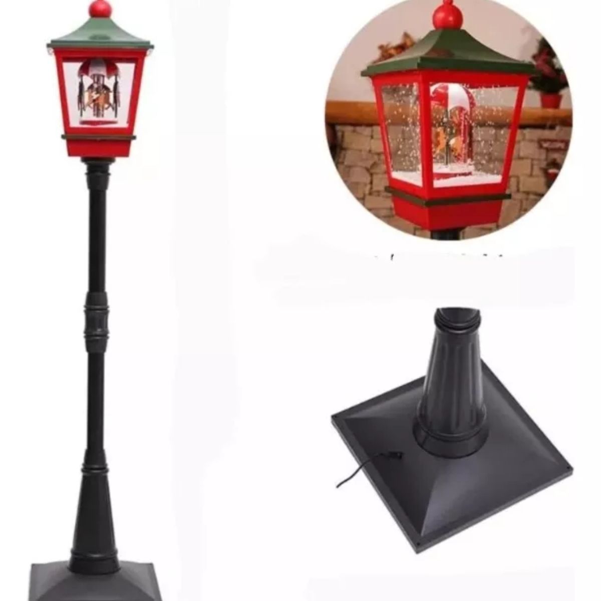 GENERICO - Farol navideño musical - Carrucel