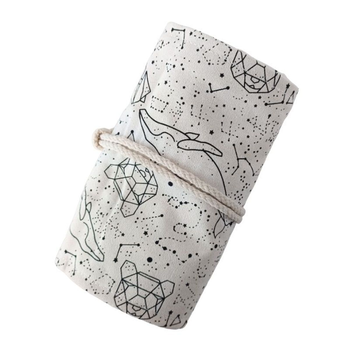 GENERICO - Estuche enrollable Portalápices - 72 divisiones - Constelaciones