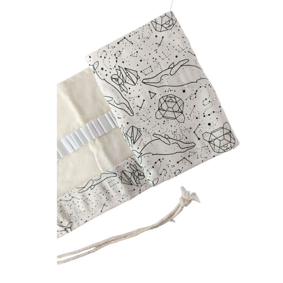 GENERICO - Estuche enrollable Portalápices - 72 divisiones - Constelaciones