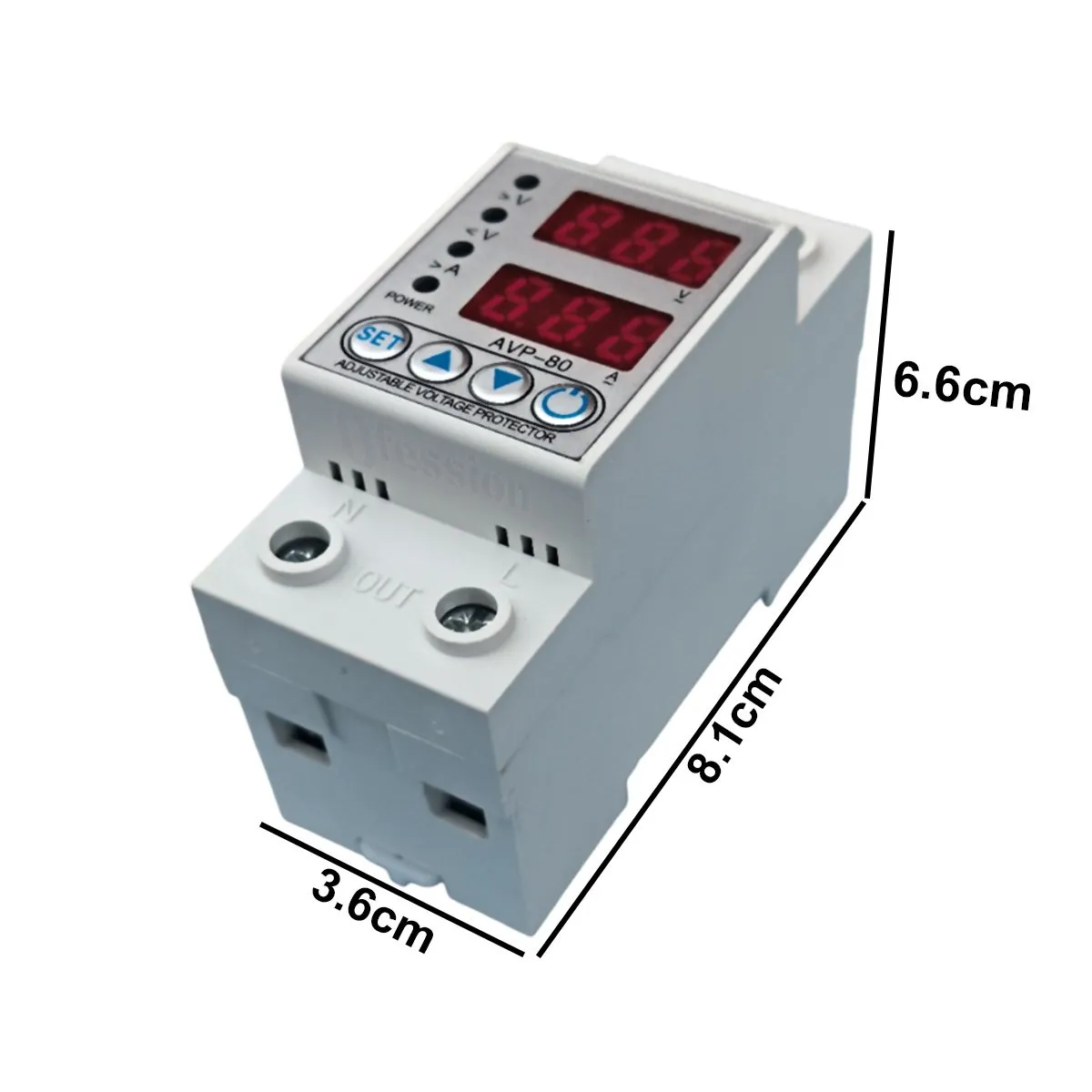 GENERICO - Dispositivo De Protección Contra Sobretensión Y Bajo Voltaje 80A 220v