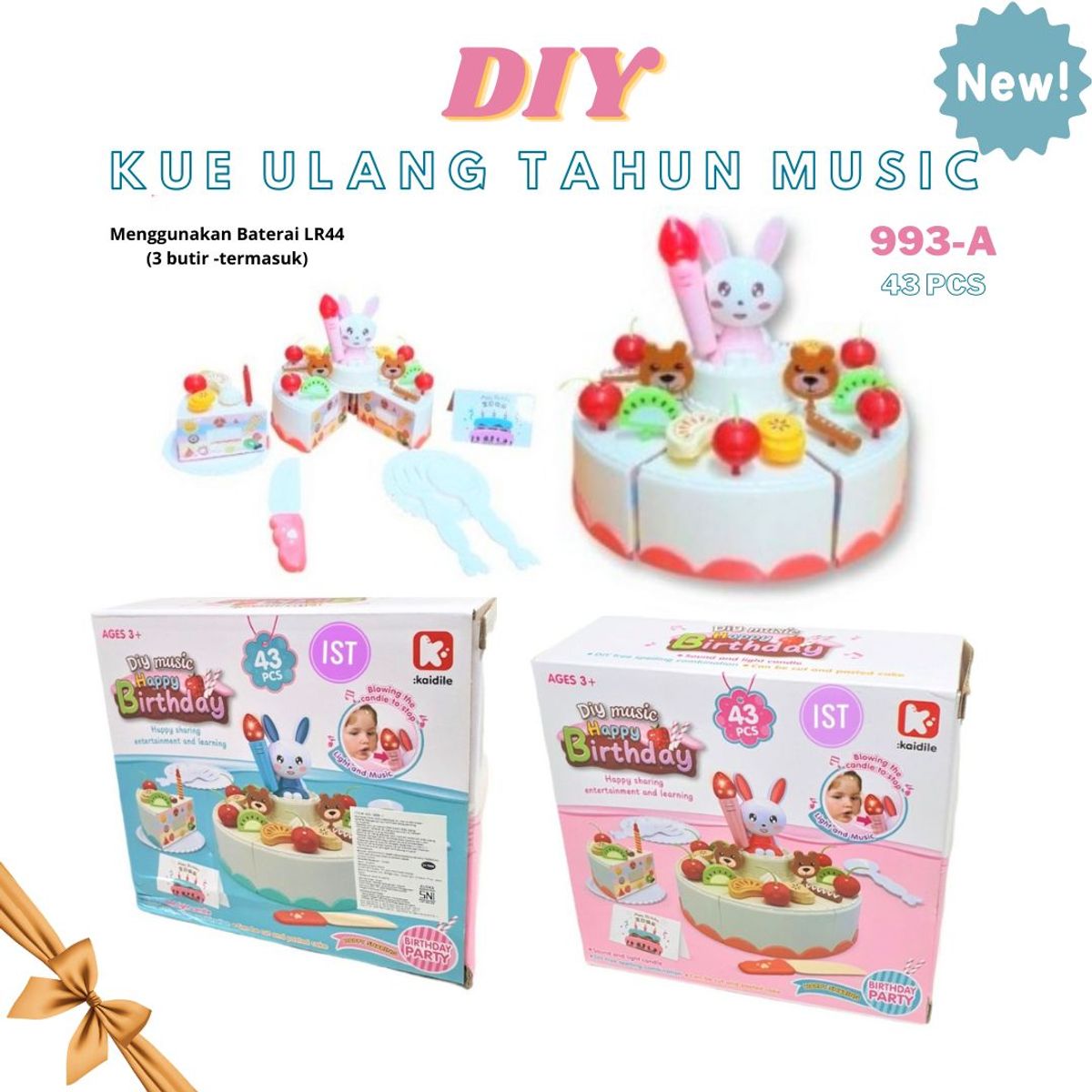 GENERICO - pastel de cumpleaños de juguete