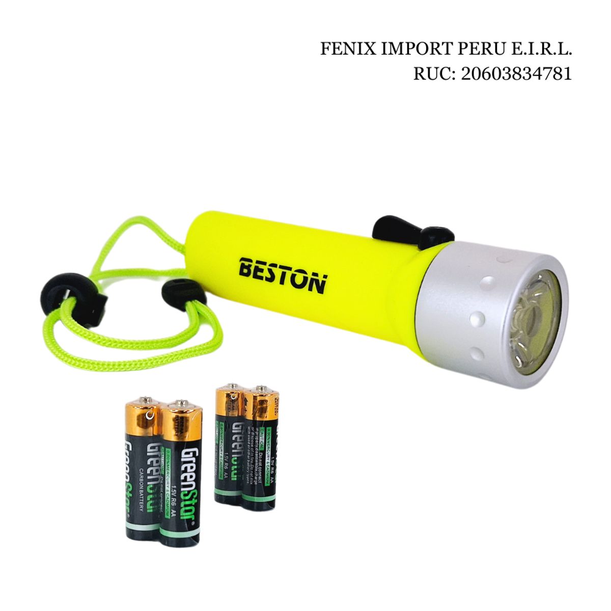 GENERICO - Linterna Táctica Luz Led Acuática Buceo Brillante Importada