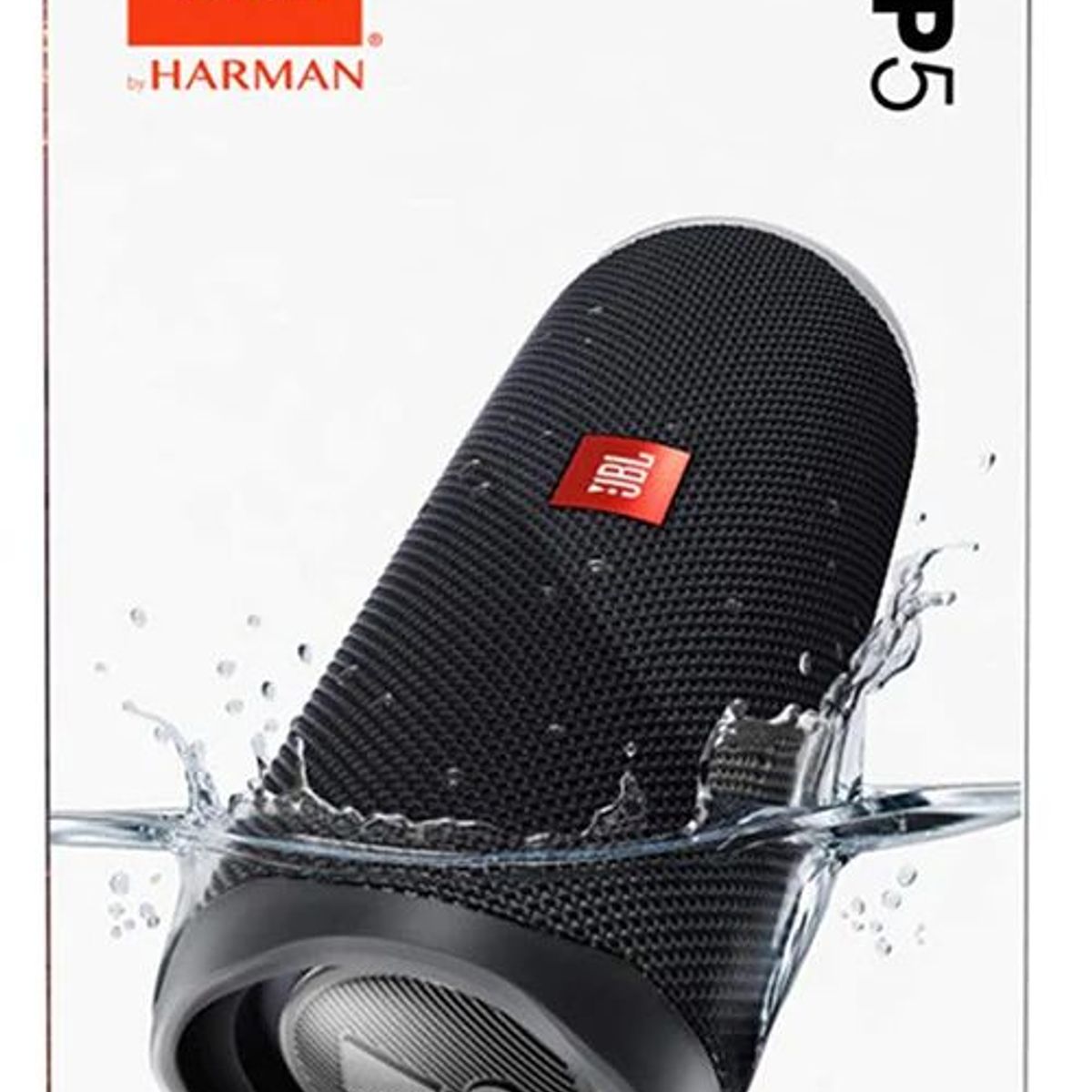 JBL - PARLANTE PORTÁTIL IMPERMEABLE JBL FLIP 5 NEGRO 20 W IPX7