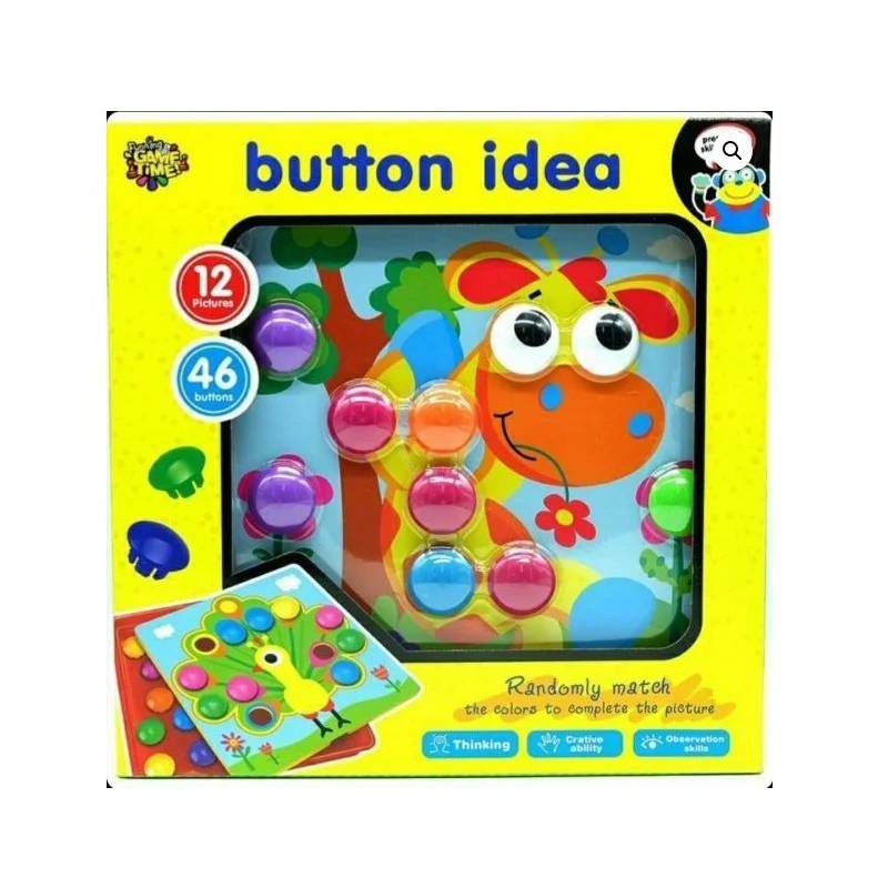 GENERICO - mosaico jirafa juguete botón