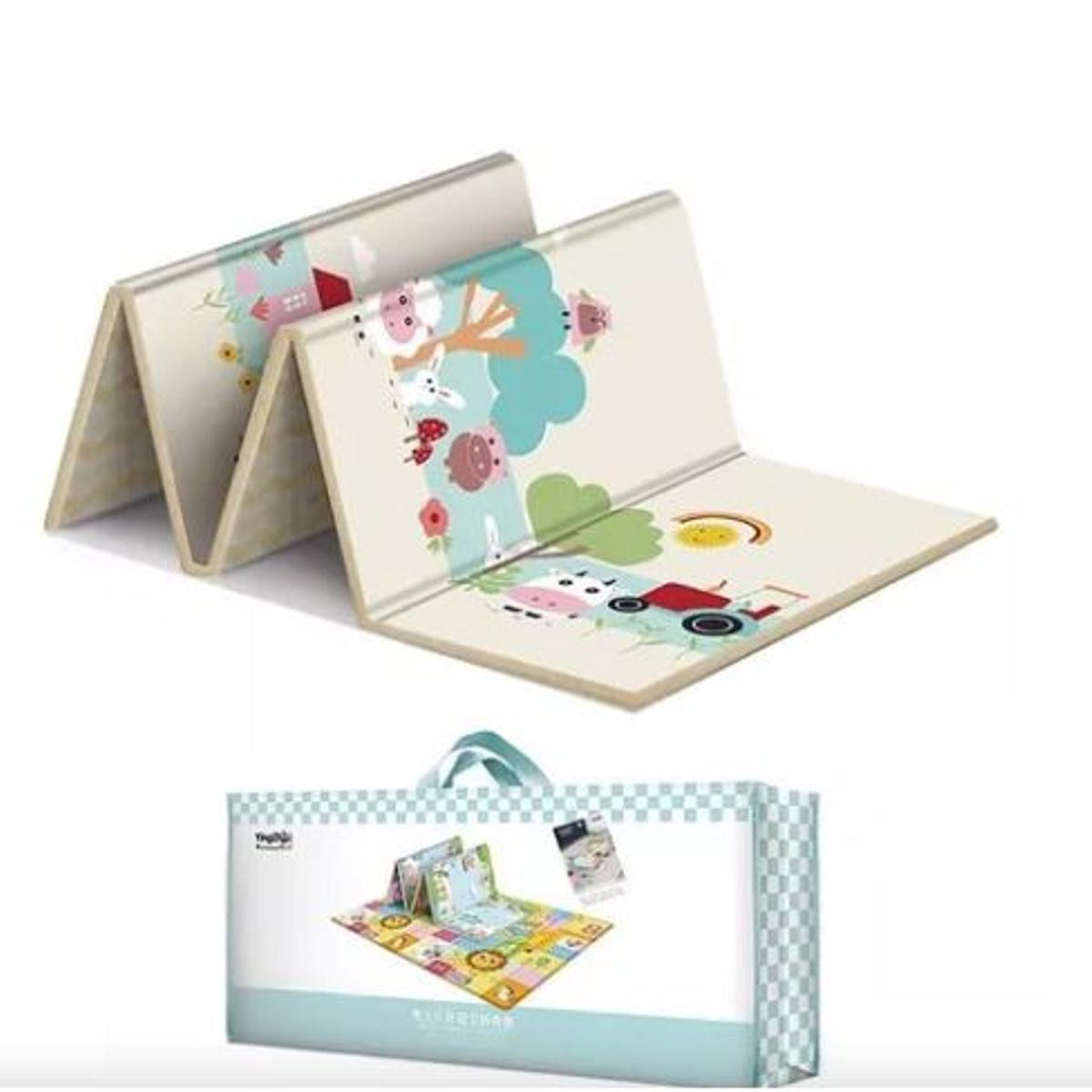 GENERICO - Piso Alfombra Plegable Reversible Niños Bebés - UNISEX