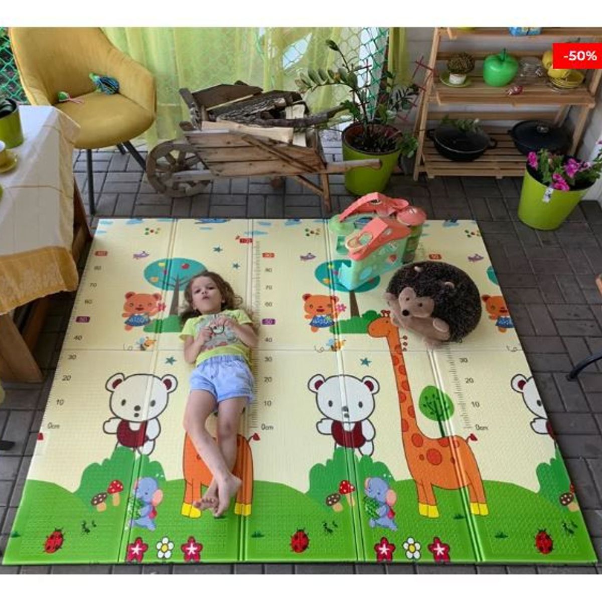 GENERICO - Piso Alfombra Plegable Reversible Niños Bebés - UNISEX