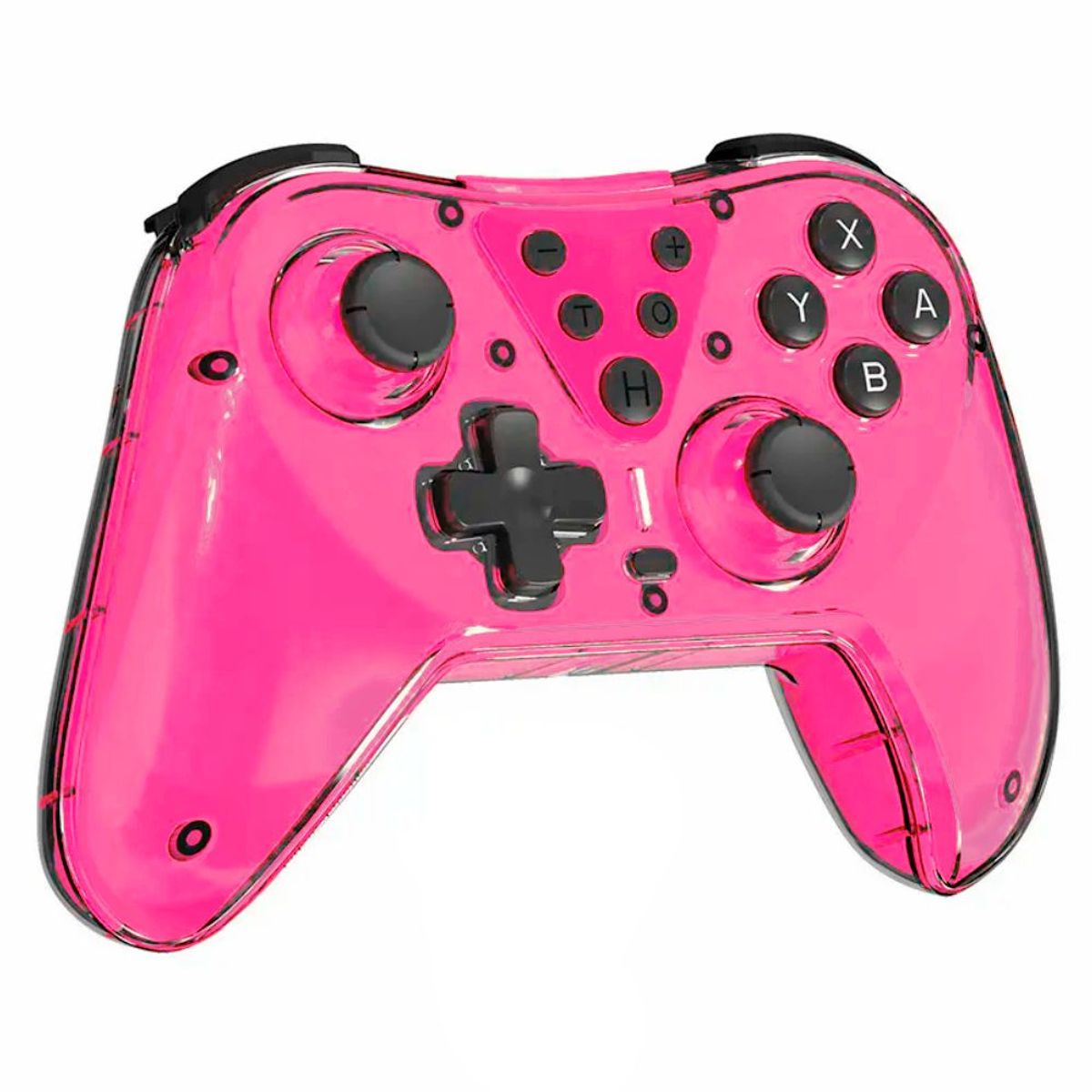 GENERICO - Mando  Bluetooth Control Inalámbrico PC Switch Rosado