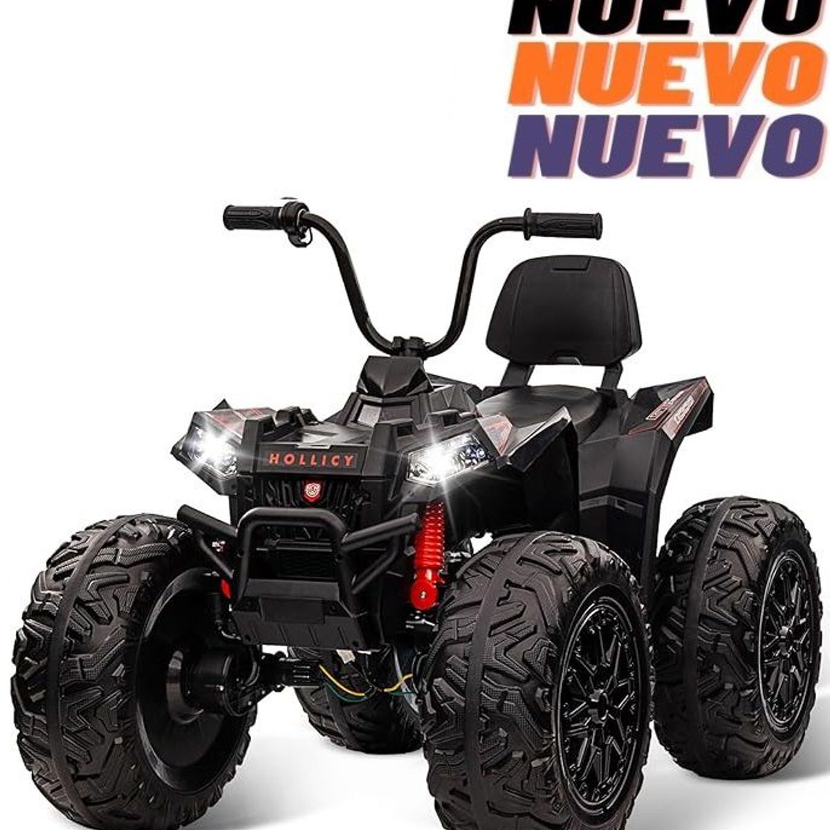 GENERICO - Vehículo Eléctrico 24V Motor Potente Buetooth Luz LED Negro