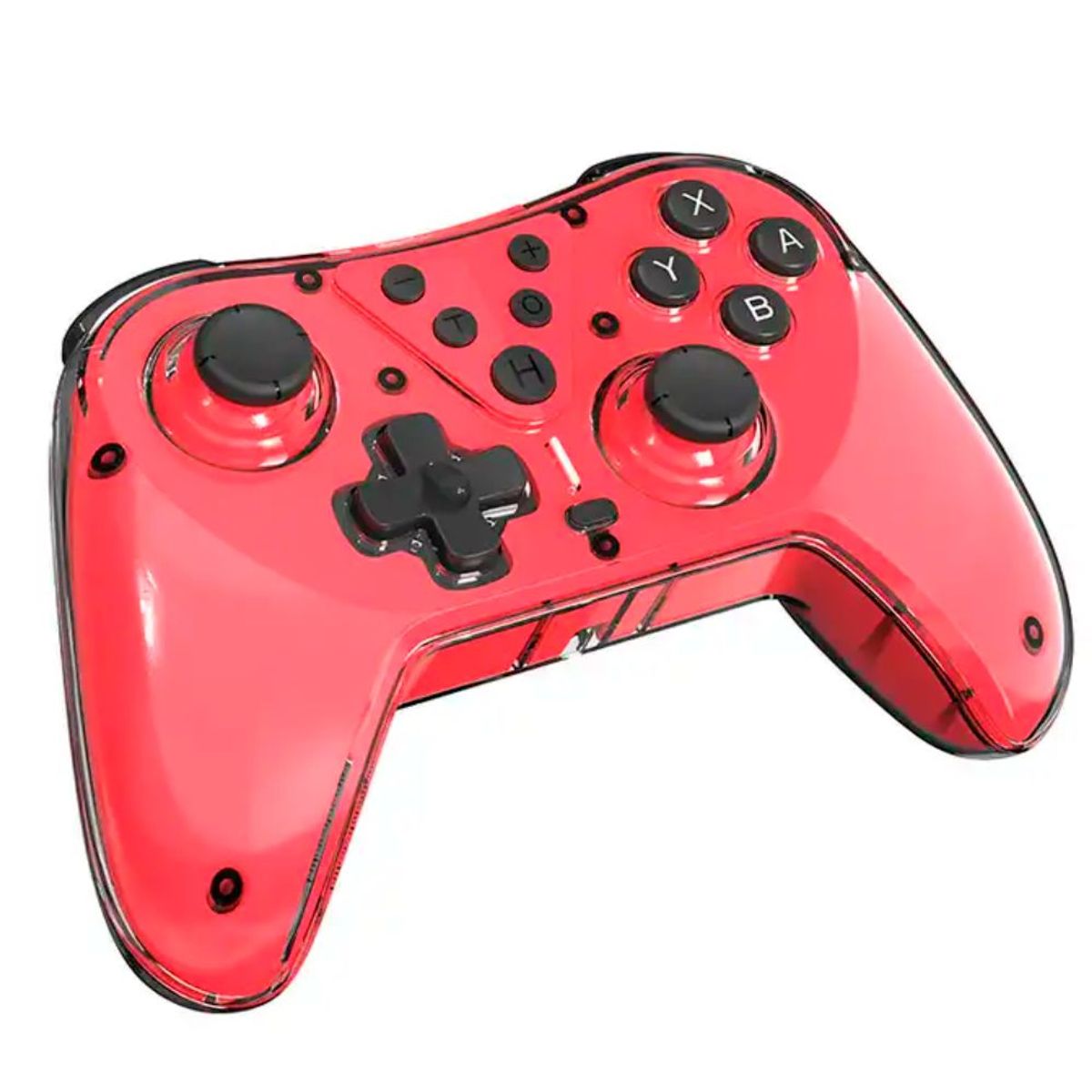 GENERICO - Mando Switch Pro Control Inalámbrico Para PC Control Bluetooth Rojo