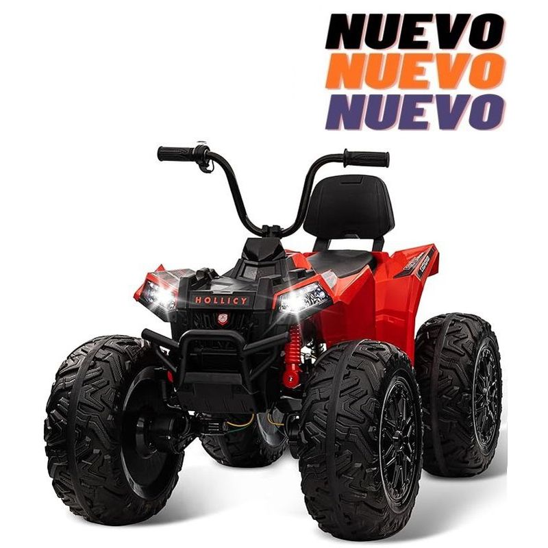 GENERICO - Vehículo Eléctrico 24V Motor Potente Buetooth Luz LED Rojo