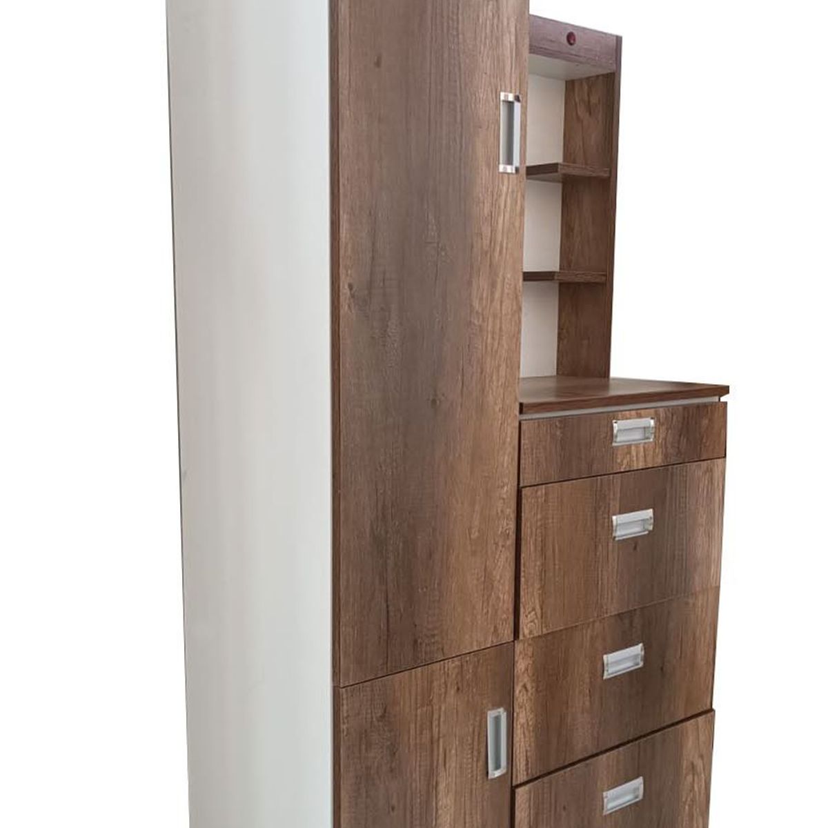 GENERICO - COMODA CON ESPEJO DE 90CM COLOR CARAMELO