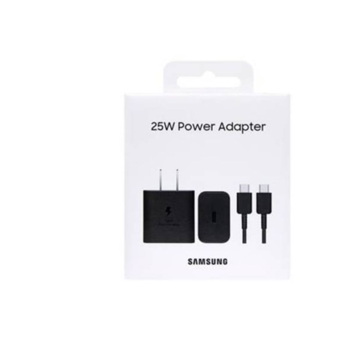 SAMSUNG - Cargador Samsung 25W USB C Con Cable - Negro