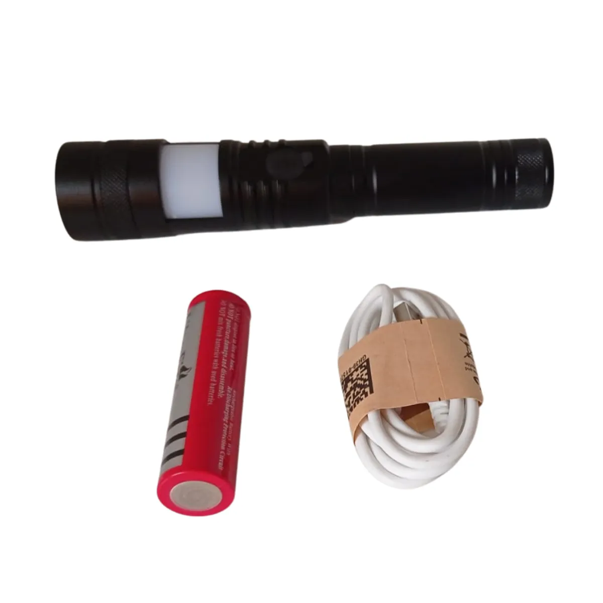 GENERICO - Linterna de mano Multifuncion C Lampara Luz Roja Y Azul