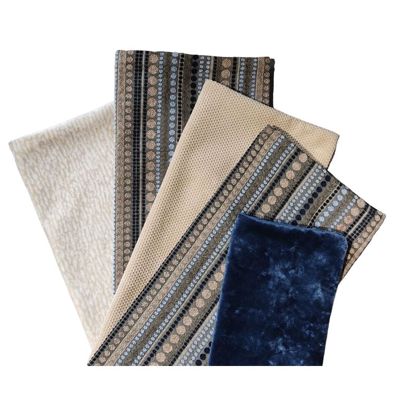 GENERICO - FUNDAS NAVIDEÑAS AZUL DE 45 X 45