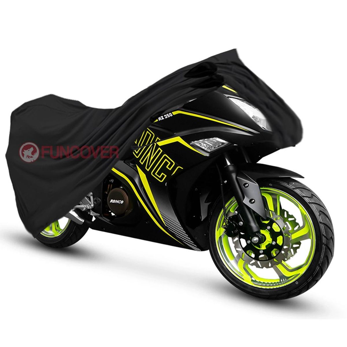FUNCOVER - Funda Para Moto RONCO RZ 250 Cobertor Impermeable Filtro Uv