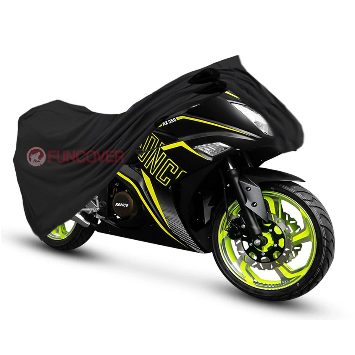 FUNCOVER - Funda Para Moto RONCO RZ 250 Cobertor Impermeable Filtro Uv