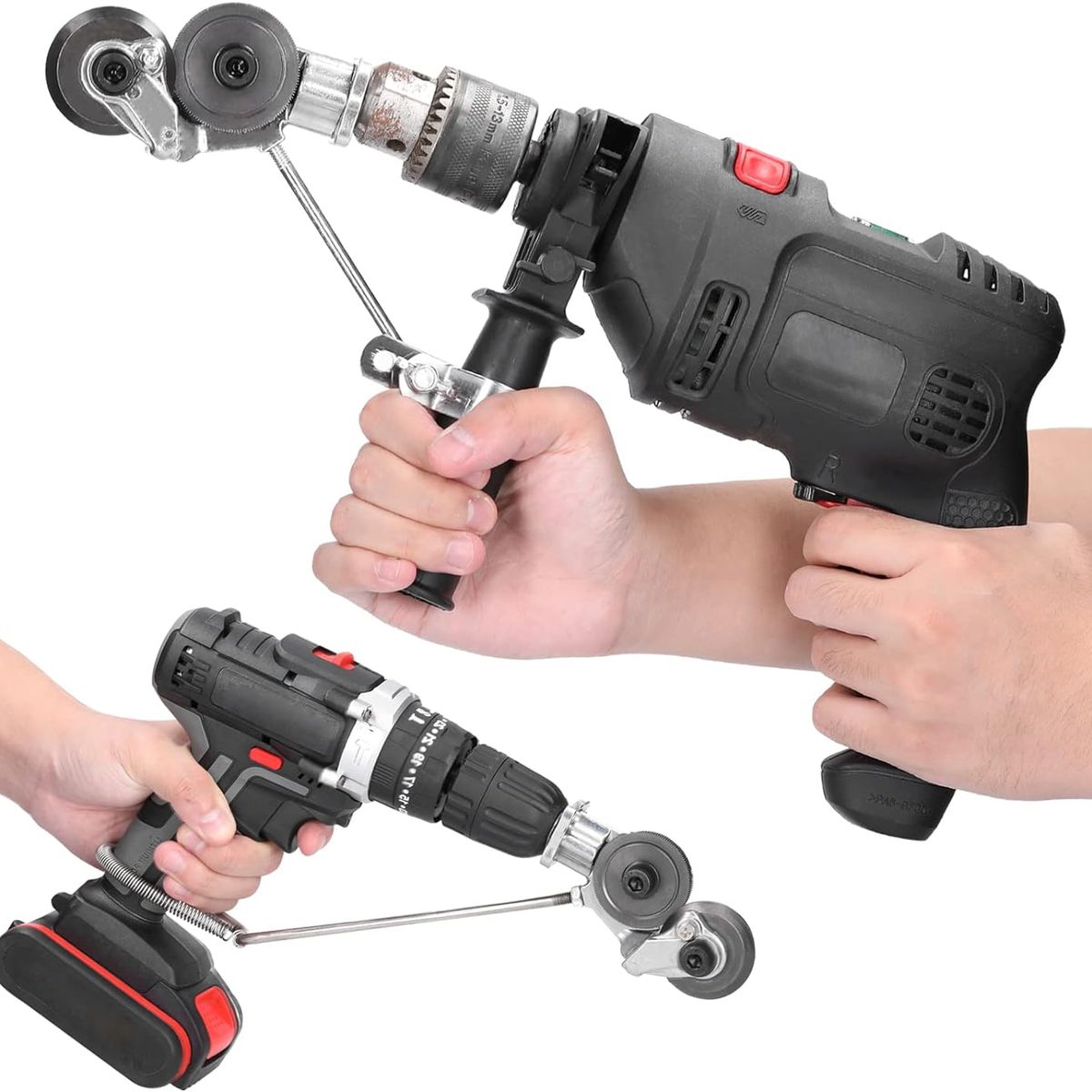 XTD - Cortador Metal Lata Adaptador para Taladro Calamina Laminas