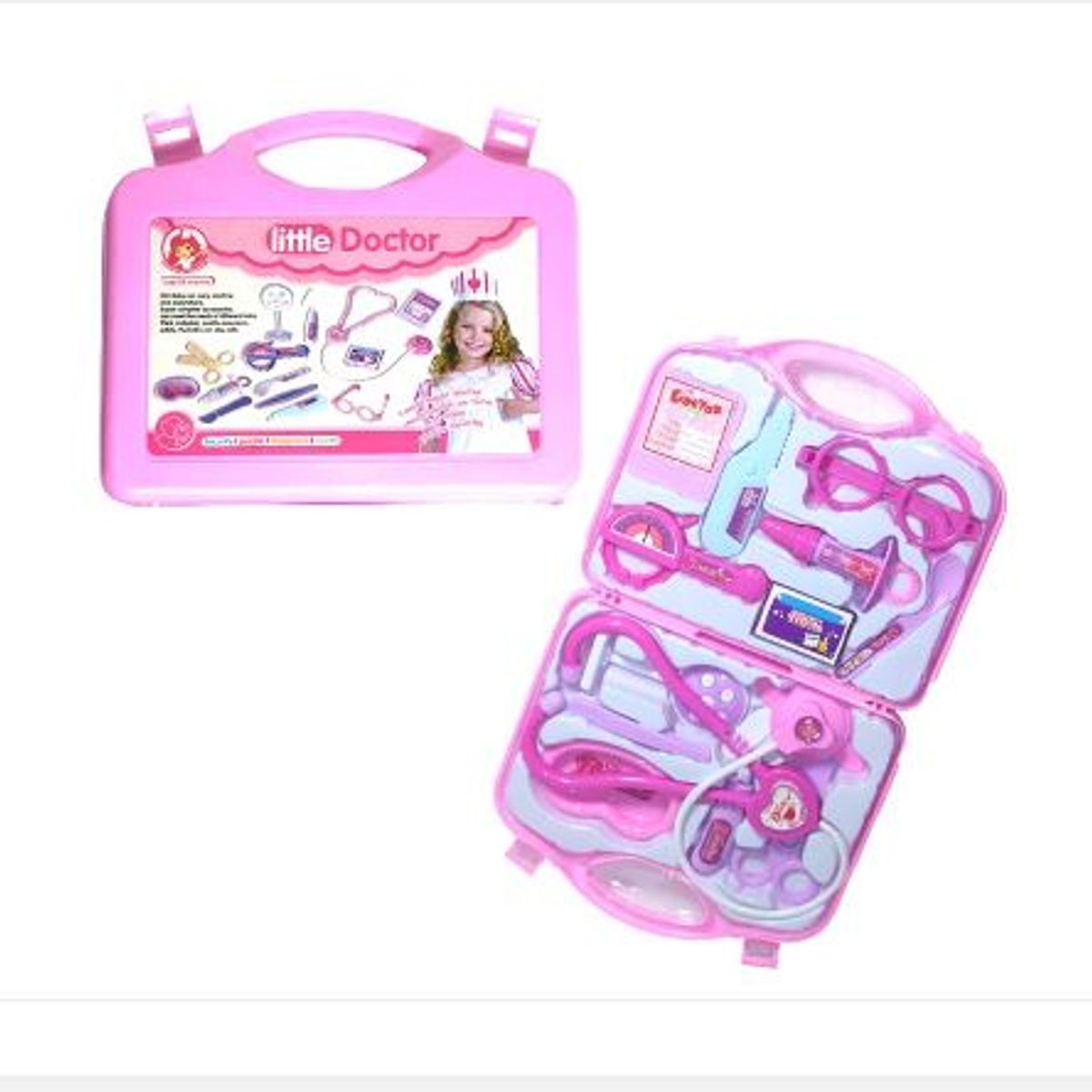 GENERICO - Set Medico Doctora Doctor Maletin -Kit Juguete Niñas Y Niños
