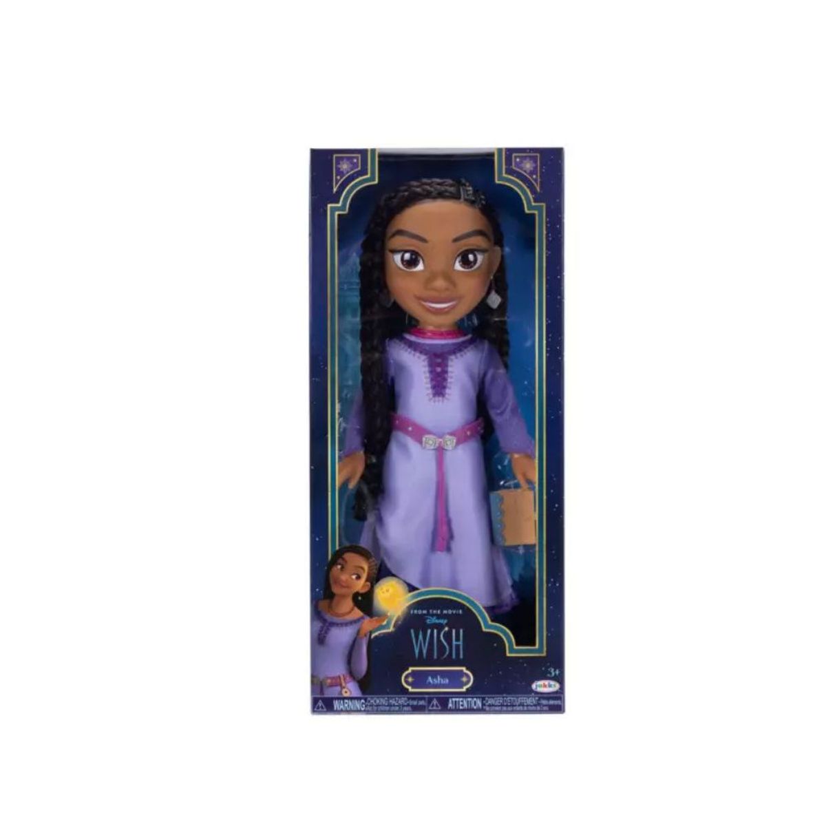 DISNEY - Disney Wish Muñeca Asha Tamaño Animator