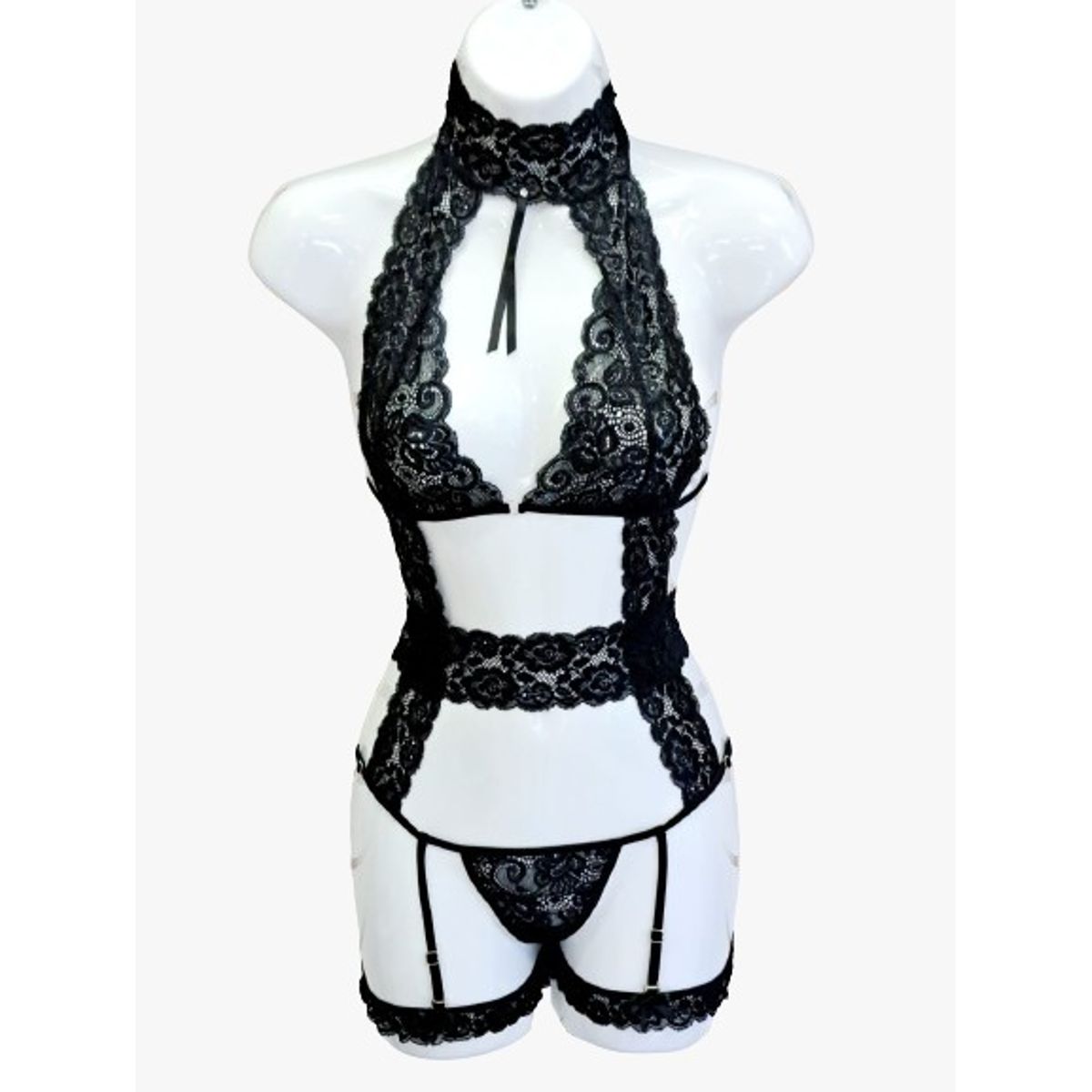 GENERICO - Body 3 Pz LULU GLAMOURE Talla S a M  De Alcoba