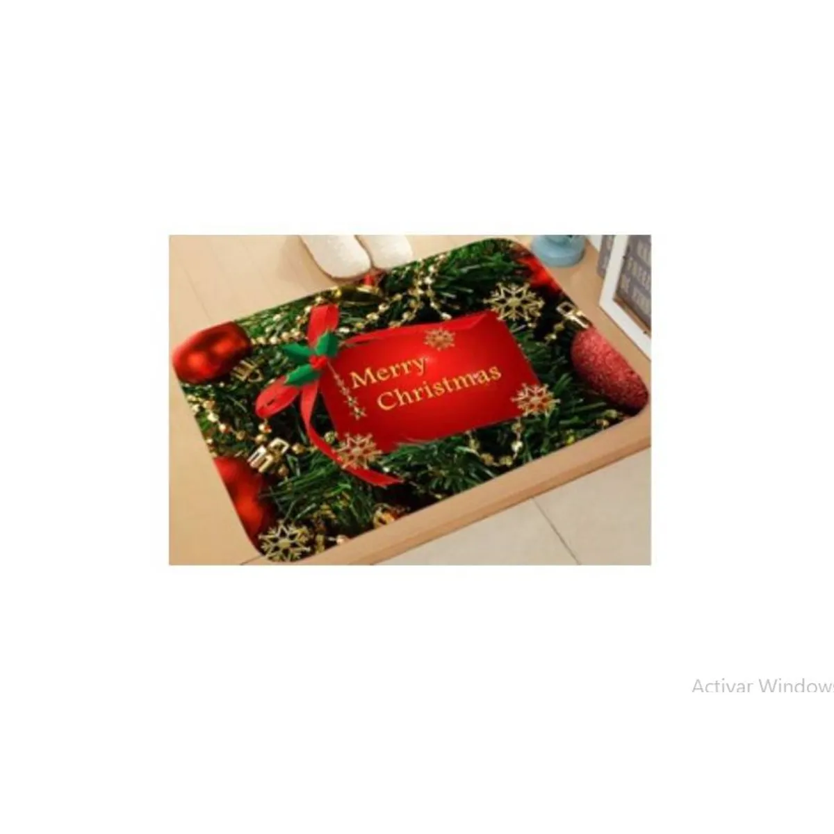 GENERICO - Tapetes Navideños Antideslizantes 60cm x 40cm