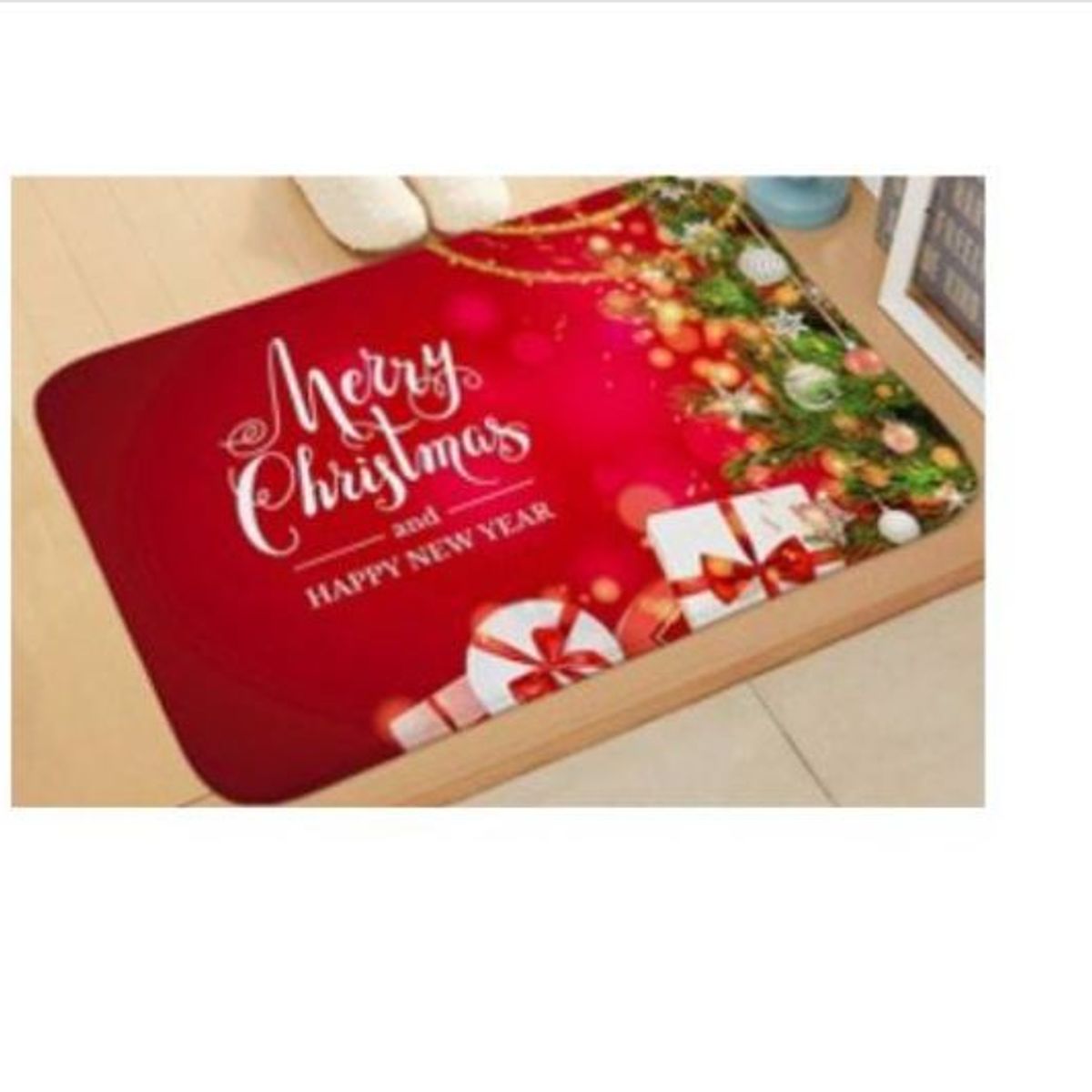 GENERICO - Tapetes Navideños Antideslizantes 60cm x 40cm