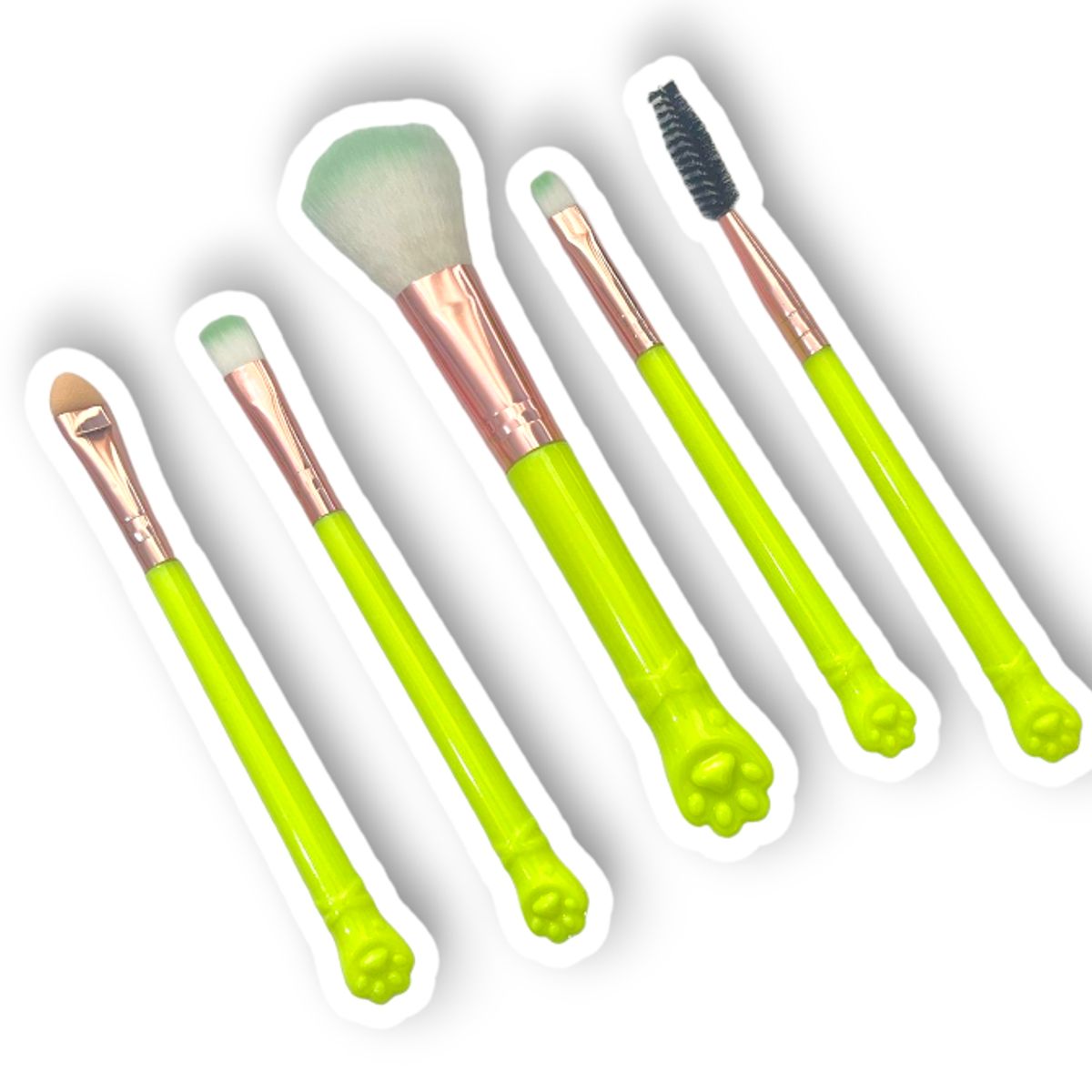 GENERICO - SET DE BROCHAS NEON PARA DAMA