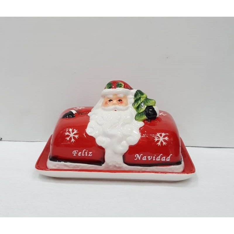 GENERICO - Mantequillero Navideño Papá Noel