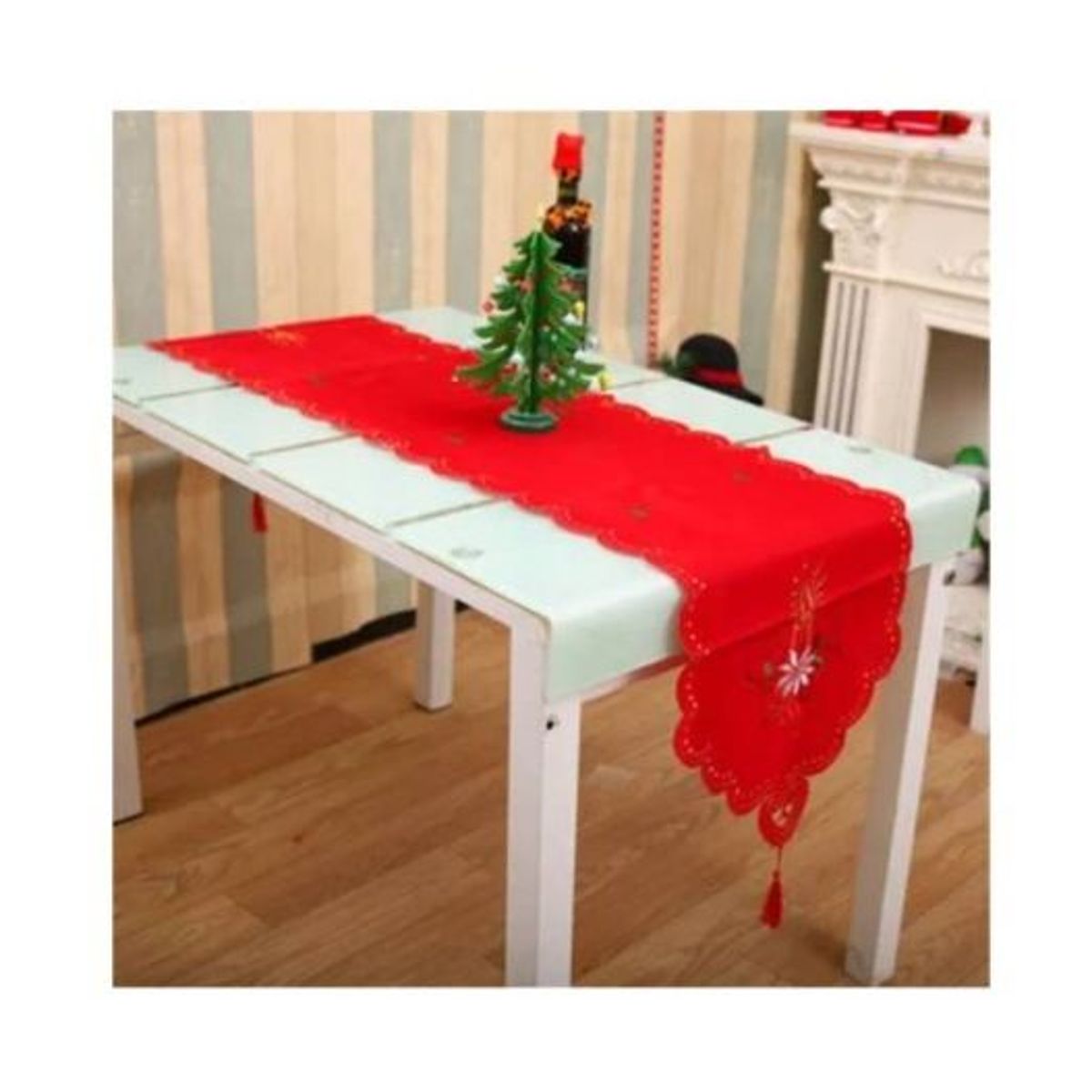 GENERICO - Camino de mesa motivos navideños de calidad