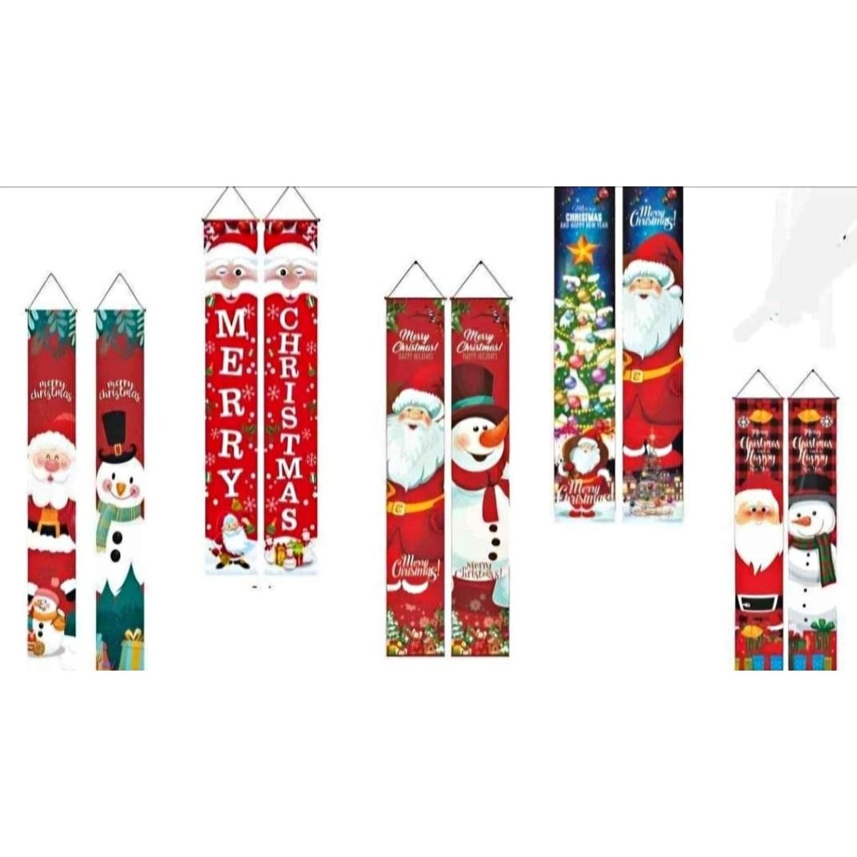 GENERICO - Banderin Colgante Navideño Decorativo para Puertas