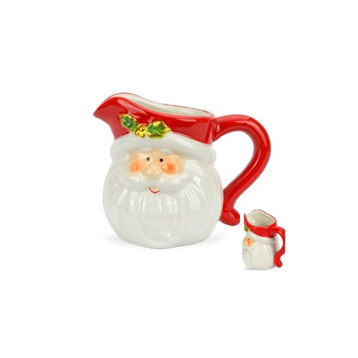 GENERICO - NAVIDAD - Cremera de porcelana modo navideño