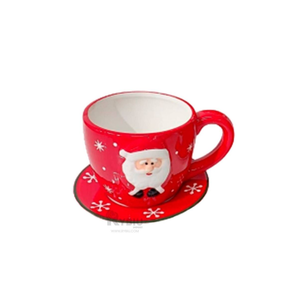 GENERICO - Recipiente para Navidad de Muñeco de Nieve Rojo