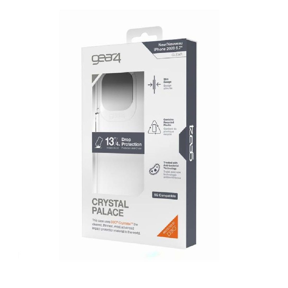 OTTOWARE - Case Gear 4 transparente para Iphone 12 Pro Max