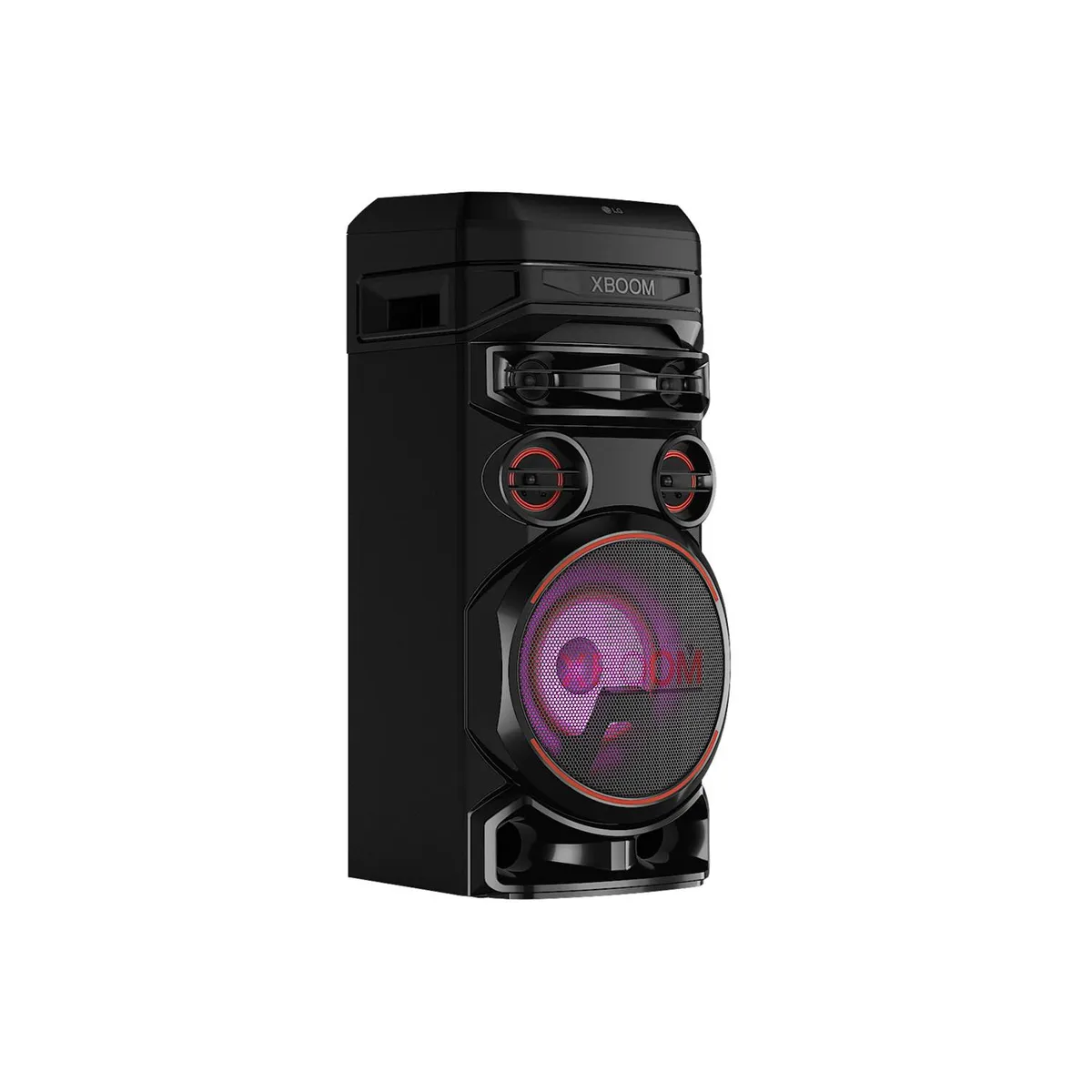 LG - Torre de sonido LG XBOOM RNC7 Multi-Bluetooth Karaoke Star - Negro