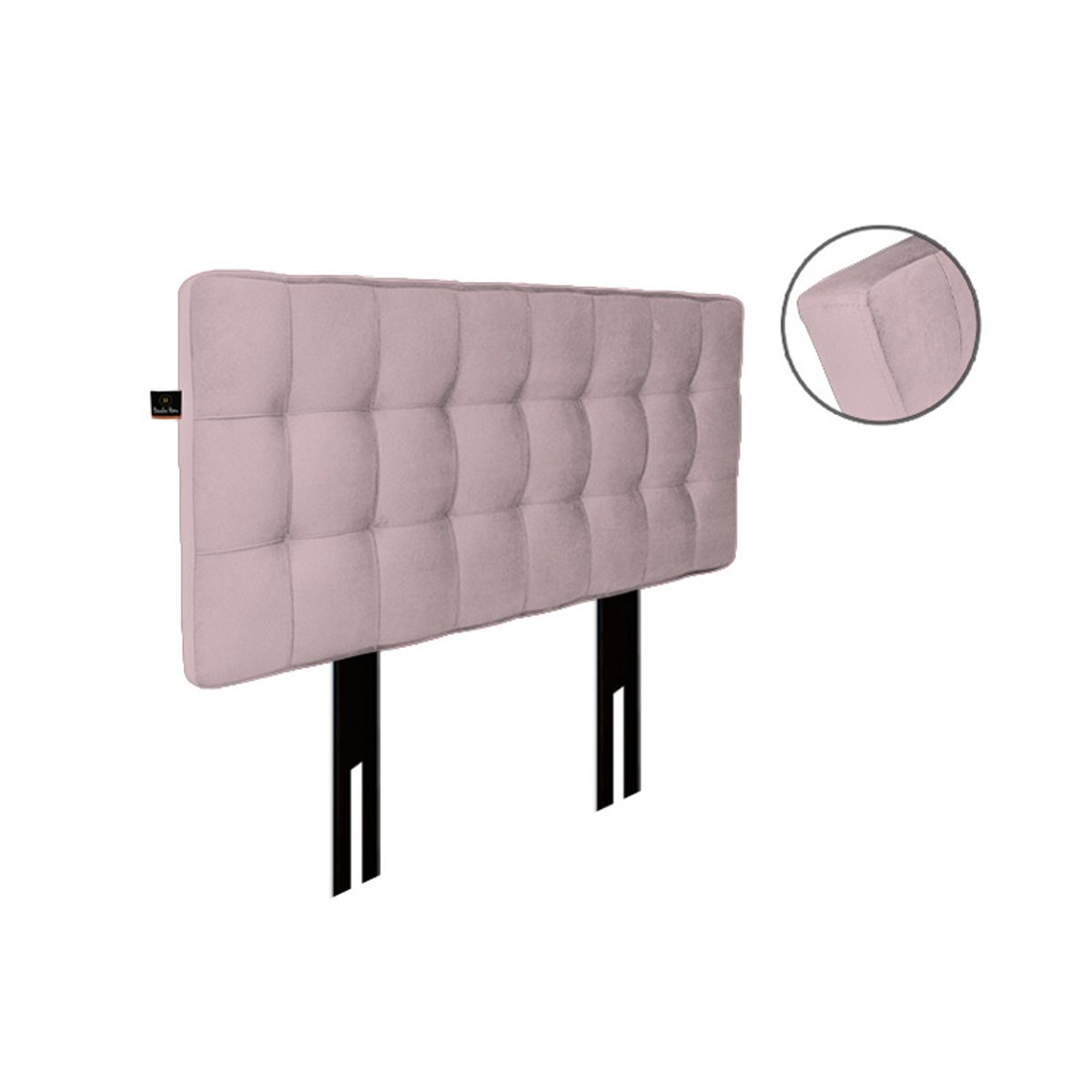 BARAKA HOME - Cabecera Pata ajustable Maltes Queen - Rosado