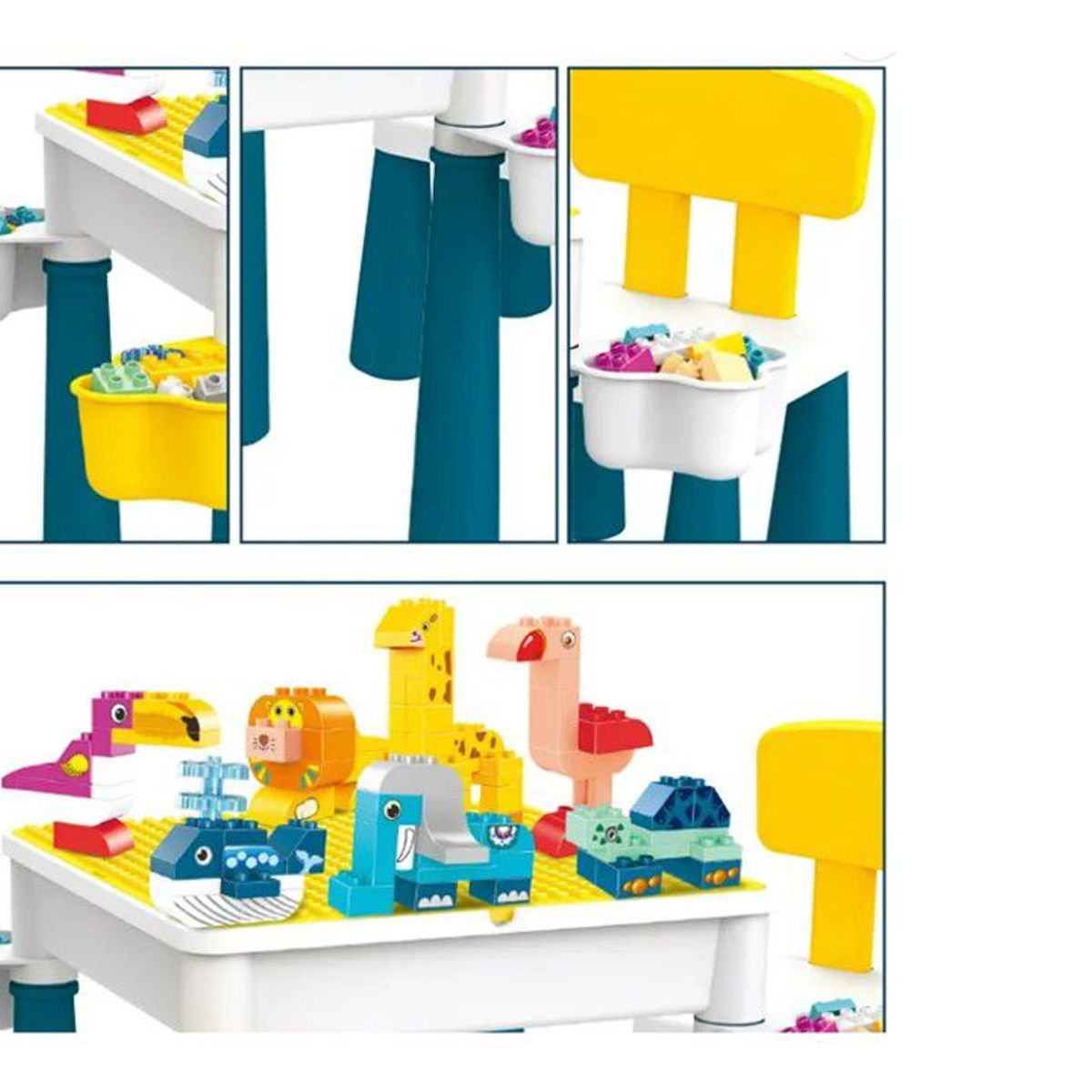 GENERICO - Mesa Didáctica con Bloques de Construcción