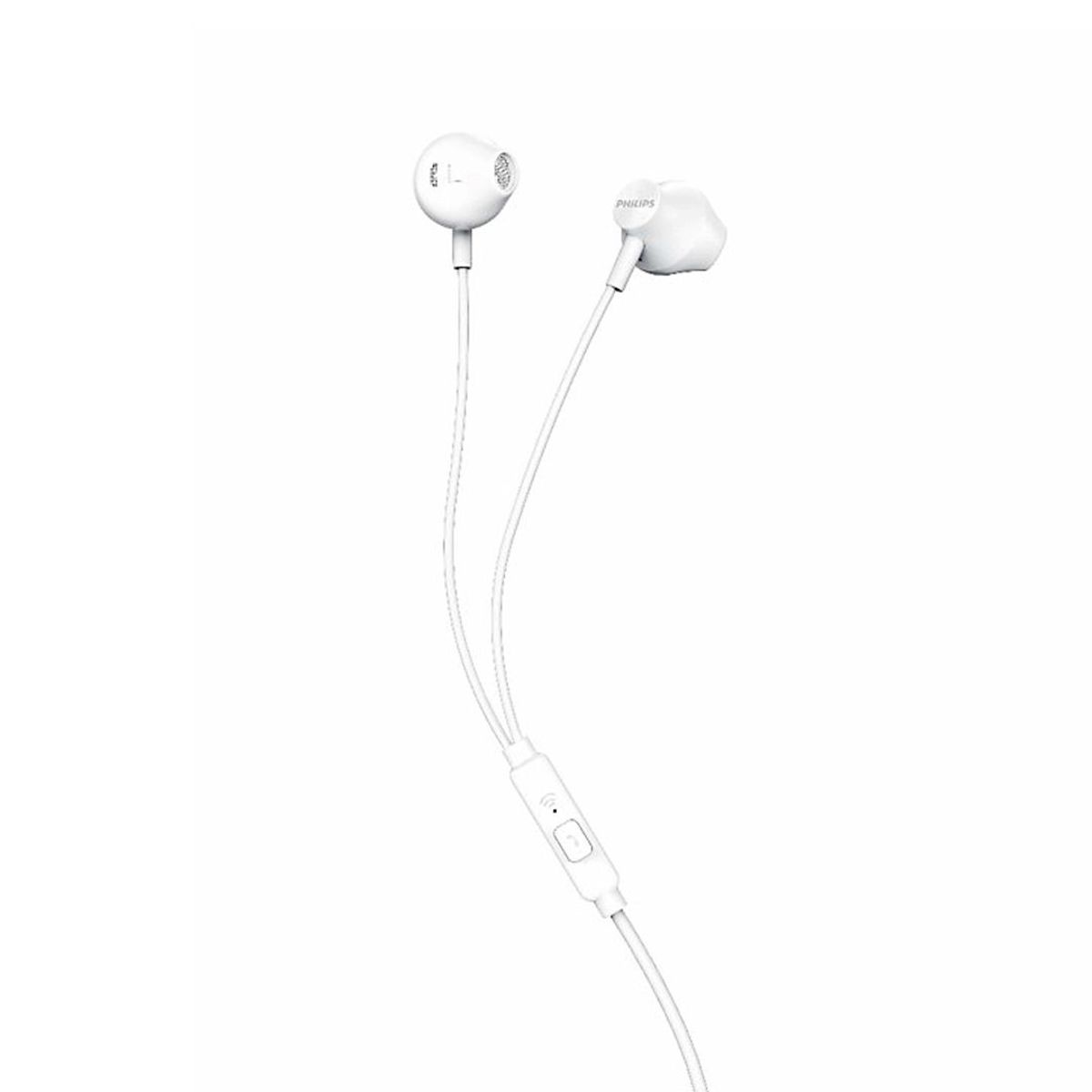 PHILIPS - Audifonos Philips In Ear TAUE101wt Con micro 3.5 mm Bass Sound Blanco