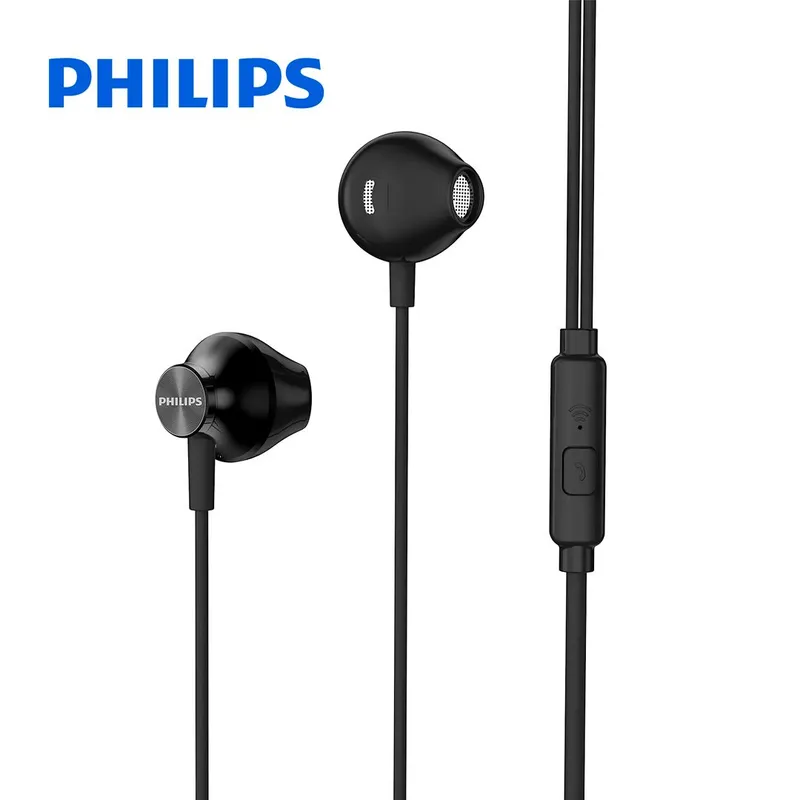 PHILIPS - Audífonos In-Ear Philips Taue101Bk Negro Con Micrófono Y Bass Sound
