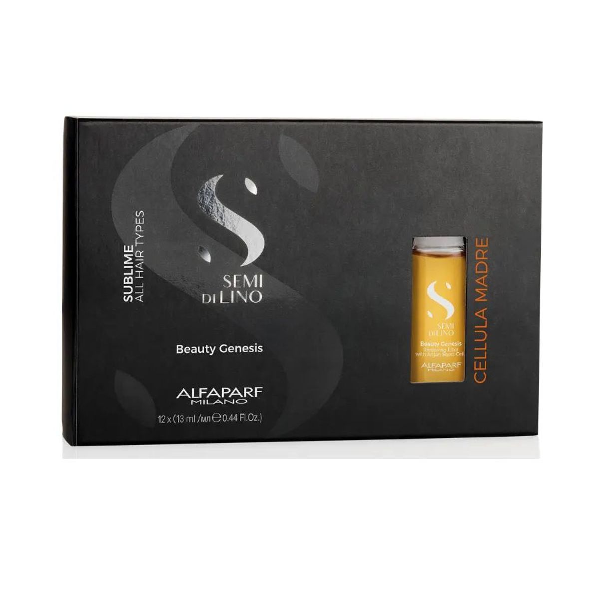 ALFAPARF MILANO - ALFAPARF CELLULA MADRE – Dúo Antifrizz – Beauty Genesis ampollas (12 unid. x13ml) + Smooth Multiplier 150 ml